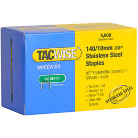 Tacwise hæfteklammer 140/10mm - 5000stk, rustfri