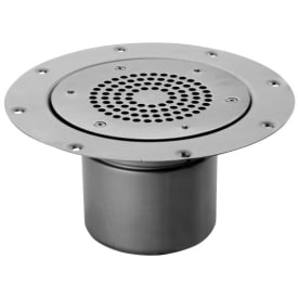 Aco golvbrunn, för vinylgolv, låg modell, Ø110 mm
