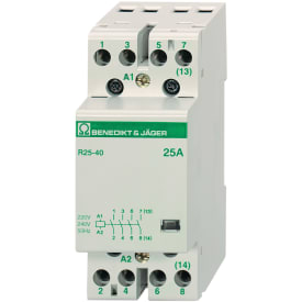 MODULKONTAKT.25A 4NO 24VAC/DC