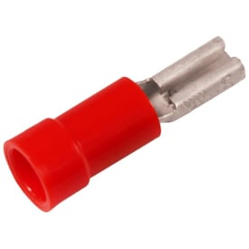 500 stk Isol. Spadesokkel A1503FLS5 rød, 0,5-1,5 mm², 2,8 x 0,5