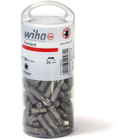 Wiha torx bits 25mm, torx 20, 100 stk.