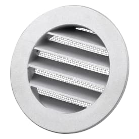 Duka metal udvendig rist DUSAV Ø160 mm, alu