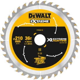 Dewalt rundsavsklinge Ø210/30 - 36tands