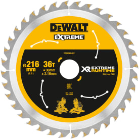 Dewalt rundsavsklinge Ø216/30 - 36tands