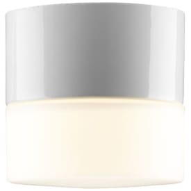 Tak- og vegglampe Opus 100/100 G9 hvit, IP44