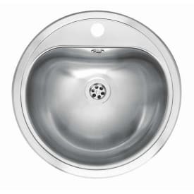 Lavabo Atlantis tvättställ, Ø46 cm, rostfritt stål