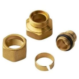 Roth Pex-fittings overgang med muffe 16 mm x 1/2"