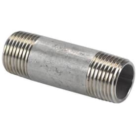 Rustfrit nippelrør 1/2" x 80 mm