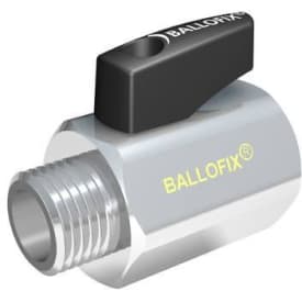 Ballofix kuleventil 1/2" muffe x 3/8" nippel