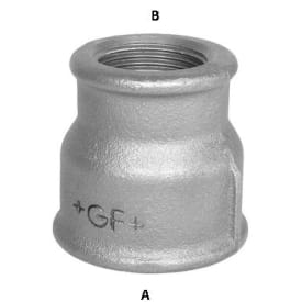 Galvanisert overgangsmuffe 3/4" x 1/2"