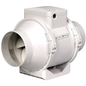 Duka EL125TT Kanalventilator Ø125 mm - hvit plast