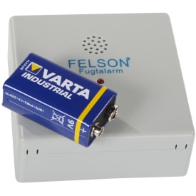 Felson Fugtalarm, 9V batteri