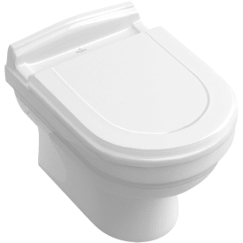 Villeroy & Boch Hommage væghængt toilet, rengøringsvenlig, hvid