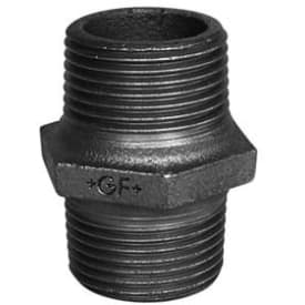 Sort fittings brystnippel 3/8"