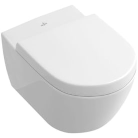 Villeroy & Boch Subway 2.0 væghængt toilet, uden skyllekant, rengøringsvenlig, hvid