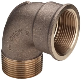 Rødgods Vinkel muffe/nippel 2" - 90 grader