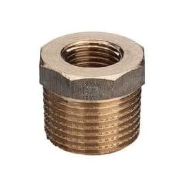 Rødgods nippelmuffe 1 1/2" x 3/4"