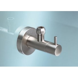 Vola S10 Stopventil m/dekkkappe 1/2" x 10 mm (3/8" nippel) - Krom