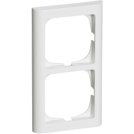 LK Fuga Softline ramme 63, 2 modul lodret, hvid