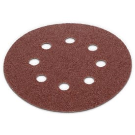 5stk sandpapir til excentersliber Ø125mm - korn 180