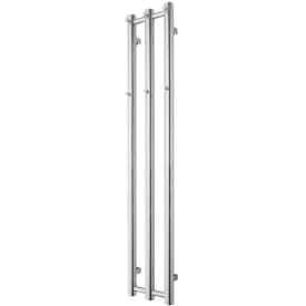 TVS Kiro 3 håndkletørker, kombi, 26,5x140 cm, krom