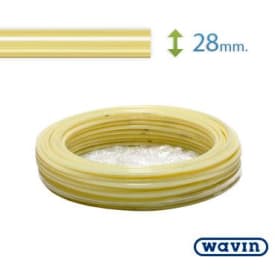 100 meter Wavin universal pex rör til vatten och värme, 28 mm