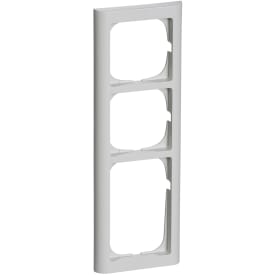 LK Fuga ramme Softline 63, 3,5 modul, lysegrå