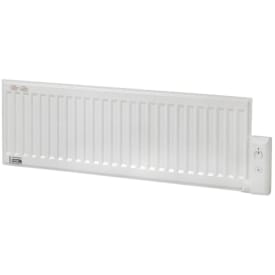 Oljefylt radiator 400W med støpsel, H:300 mm, med vegg-/gulvstativ