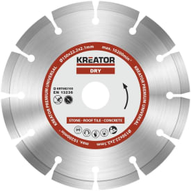 Kreator Diamantklinga Betong 150 mm för murbruksskärare