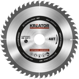 Kreator Sagblad for sirkelsag 48 tenner - Ø210 mm