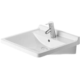 Duravit Starck 3 vital tvättställ, 60x54,5 cm, vit