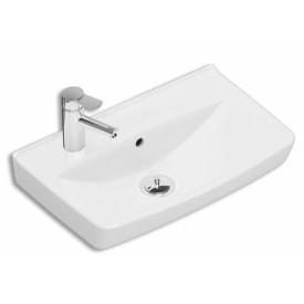 Ifö Spira servant, 50x31 cm, venstre, hvit