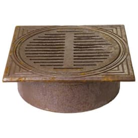 Jemi karm m. rist til opføringsrør - Ø425mm, 1,5ton - Gråjern