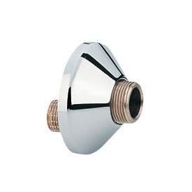 Grohe forskruning med roset, excentrisk, 3/4" x 1/2", krom