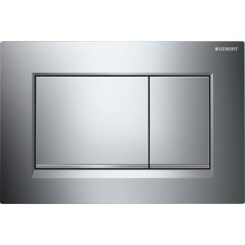 Geberit Sigma 30 spolplatta, krom/matt krom