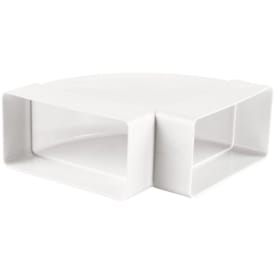 Duka bøyet, 90°, 110x55 mm over kort side, horisontal
