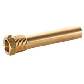 Dykrørslomme 1/2" 125 mm med skrue