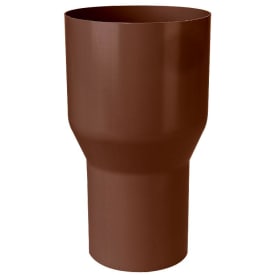 110 x 75 mm Overgang brun Plastmo