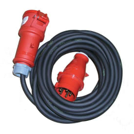 Wexim CEE kabelsæt, 5x2,5 mm², 400V/16A, 10 meter