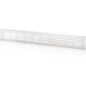 Duka ventilationsrist, 400x60 mm, hvid