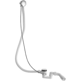 Duravit av- og overløpssett, 110 cm, krom