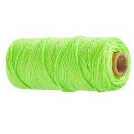 Murersnor i fluorescrende grøn 0,9 mm - 110 meter