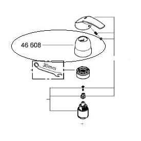 Grohe kappe - 46608