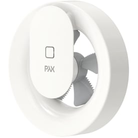 Pax Calima baderomsvifte, app styring, Ø100 mm, hvit