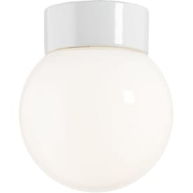 Ifö Glob loftlampe, hvid/opal