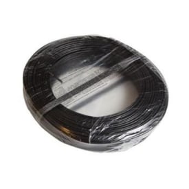 100 meter Ledning H07Z1-U 1x2,5 sort, R100, halogenfri (PVL)