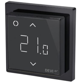 DEVIreg Smart rum- og gulvvarmetermostat med WiFi i sort