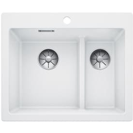 Blanco Pleon 6 Split UXI kjøkkenvask, 61,50x51 cm, hvit