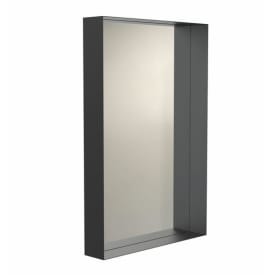 Frost Unu spegel, 90x60 cm, svart
