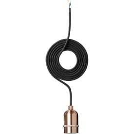 Nielsen P3 fatningssett, 2,5 meter, antikk-kobber